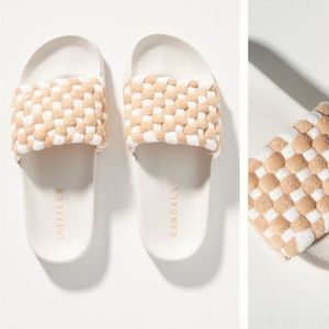 Neutral & White Slides from Anthropologie - Loeffler Randall Sandals